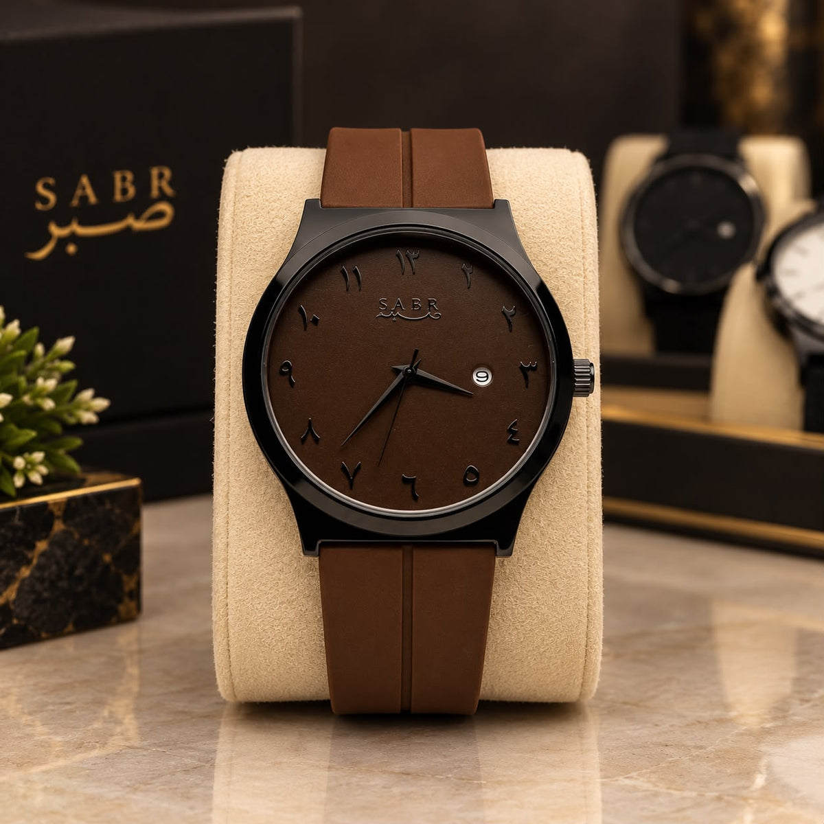 SABR Luxury Arabic Numeral Date Watch | Premium Men’s Watch